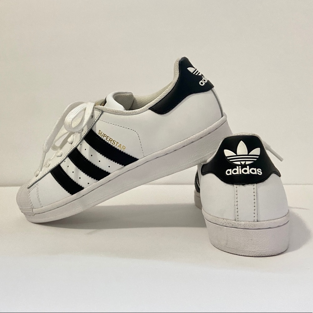 ADIDAS Superstar sneakers in white and black